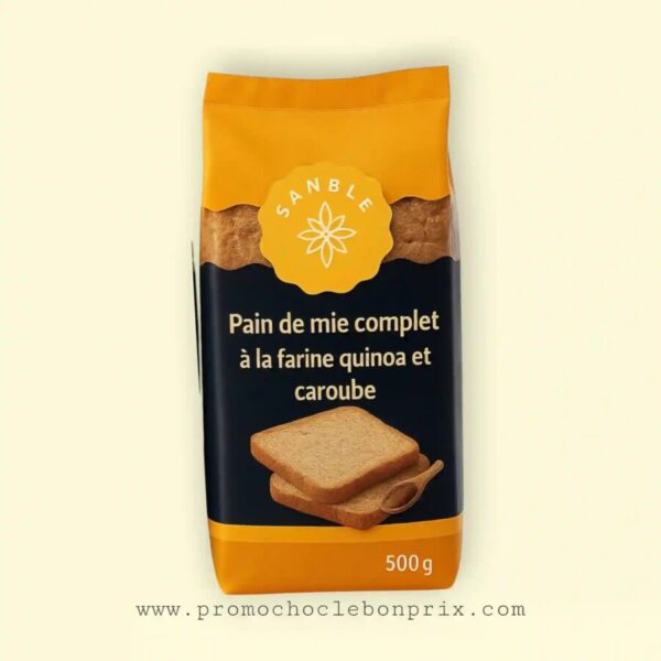 SANBLE PAIN DE MIE COMPELT SG SARRASIN CAROUBE