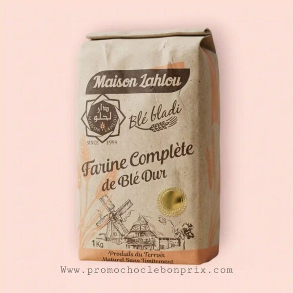 LAHLOU FARINE COMPLETE DE BLE DUR