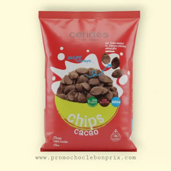CERIDES CEREAL CHOCO CHUPS SANS GLUTEN 500G