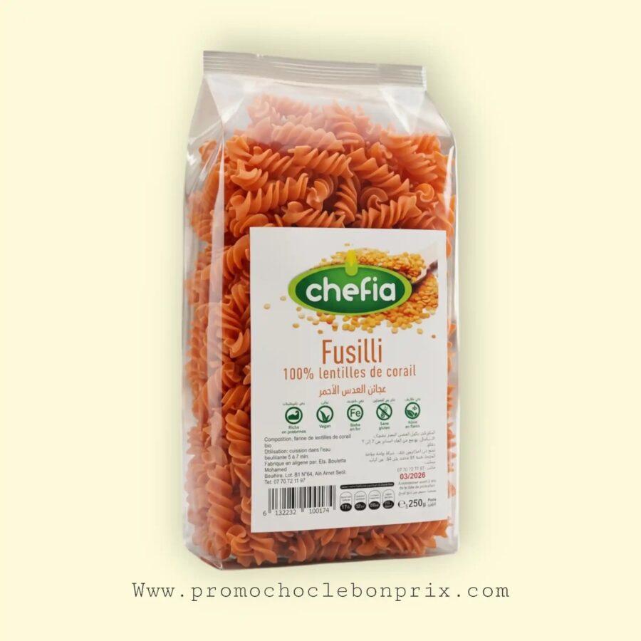 2023/10/1000191760.jpg CHEFIA PATE LENTILLE FUSILI – Image 1