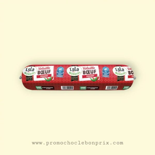 ISLA MONDIAL CHARCUTERIE 430G BŒUF PIQUANT