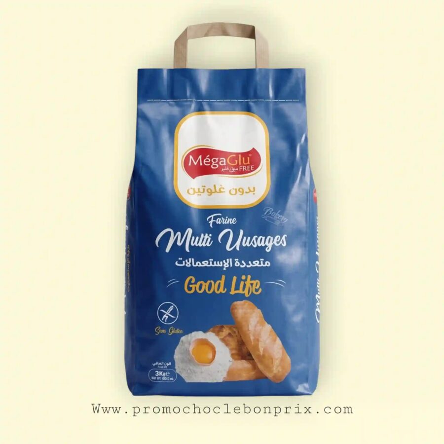 2025/02/1000228761.jpg MEGAGLU FREE FARINE SANS GLUTEN 3KG MULTI-USAGE – Image 1