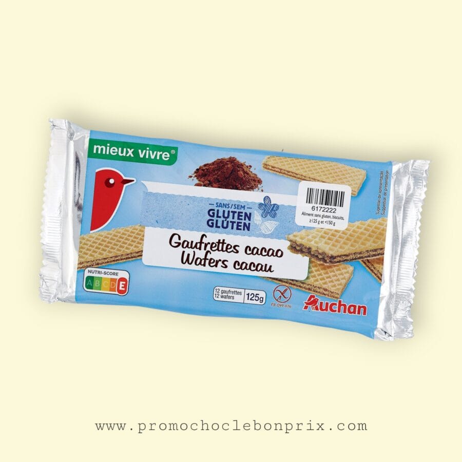 1000003373.jpg AUCHAN GAUFRETTE SANS GLUTEN – Image 1