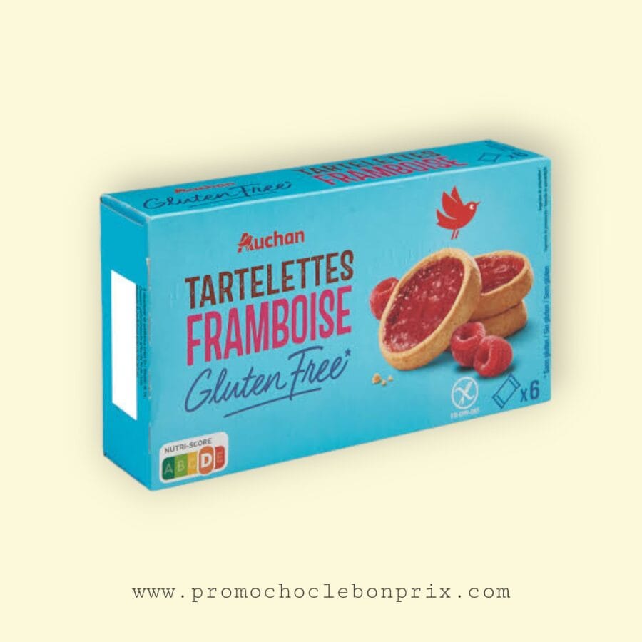 AUCHAN TARTELETTE FRAMBOISE