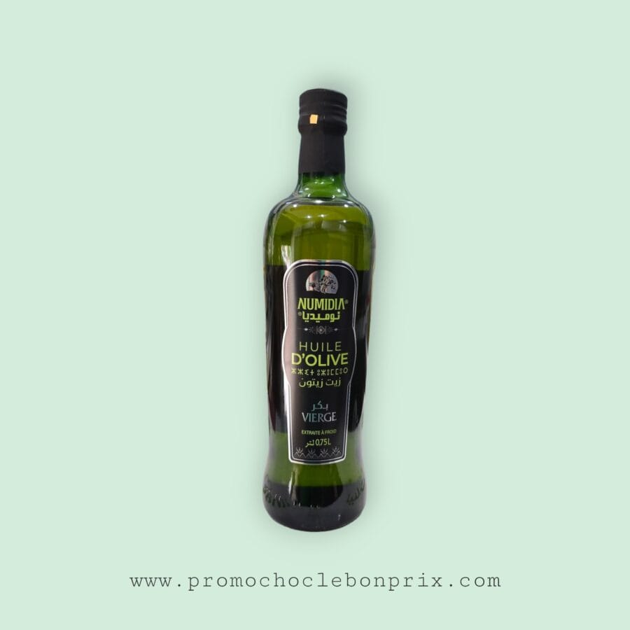 NUMIDIA HUILE DOLIVE 75CL VIERGE