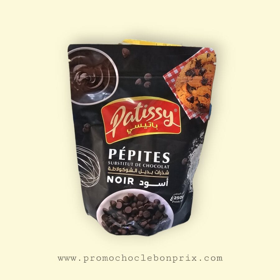 1000012161.jpg PATISSY PÉPITES CHOCOLAT NOIR 250G – Image 1