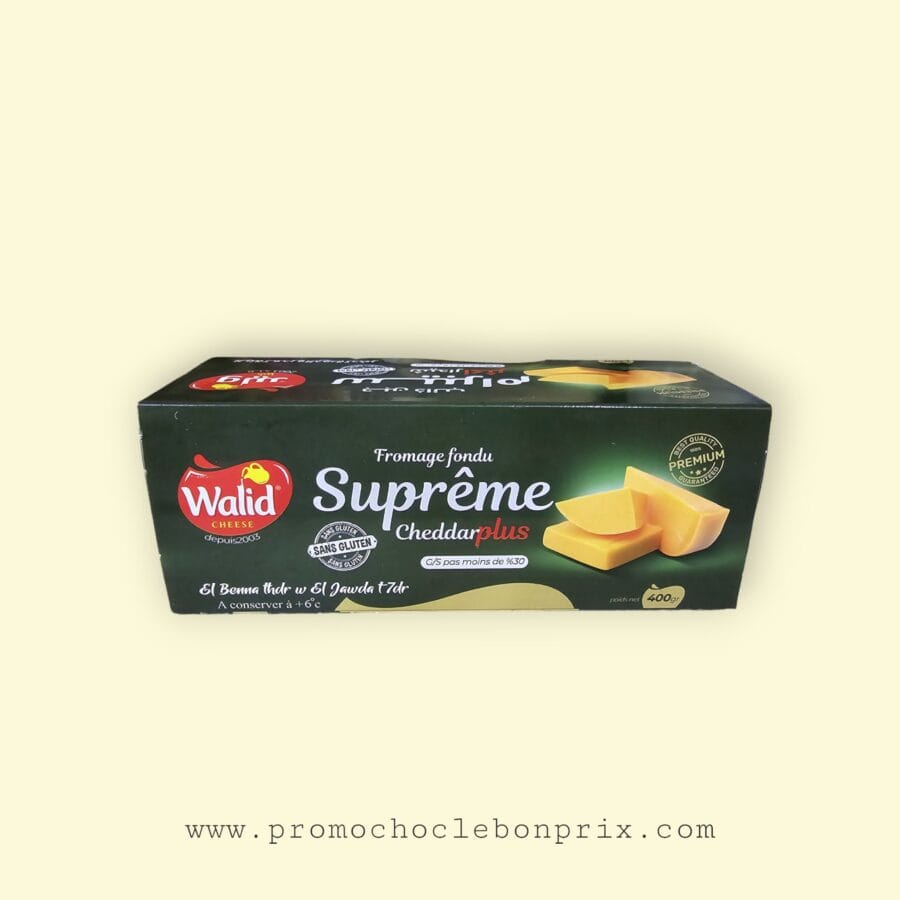 1000013786.jpg WALID SUPRÊME 400G CHEDDAR PLUS – Image 1