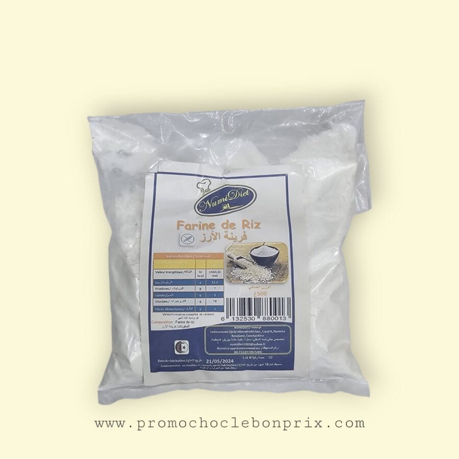 1000015609 NUMIDIET FARINE DE RIZ 500G – Image 1