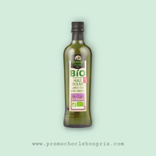 NUMIDIA HUILE DOLIVE 75CL EXTRA VIEGRE DÉLICATE