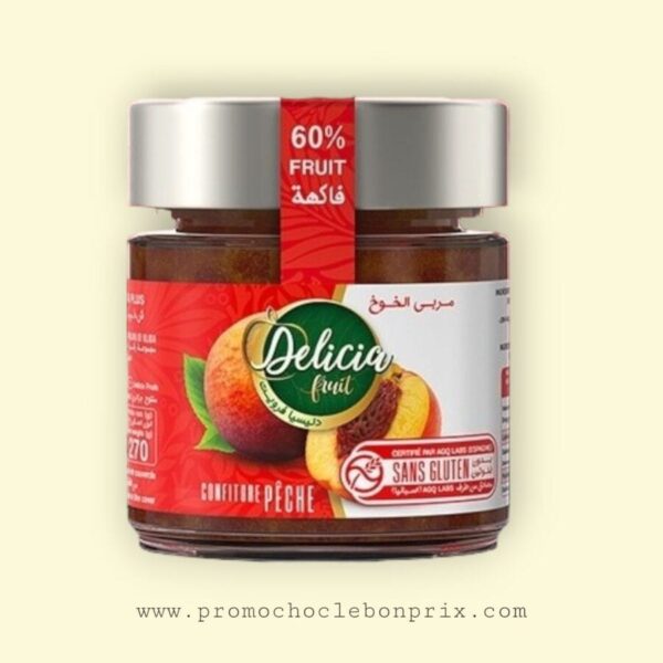 DELICIA CONFITURE SANS GLUTEN PECHE