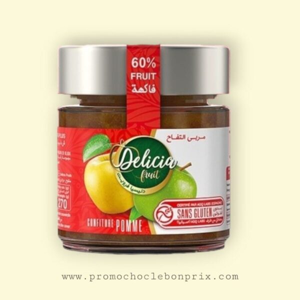 DELICIA CONFITURE SANS GLUTEN POMME