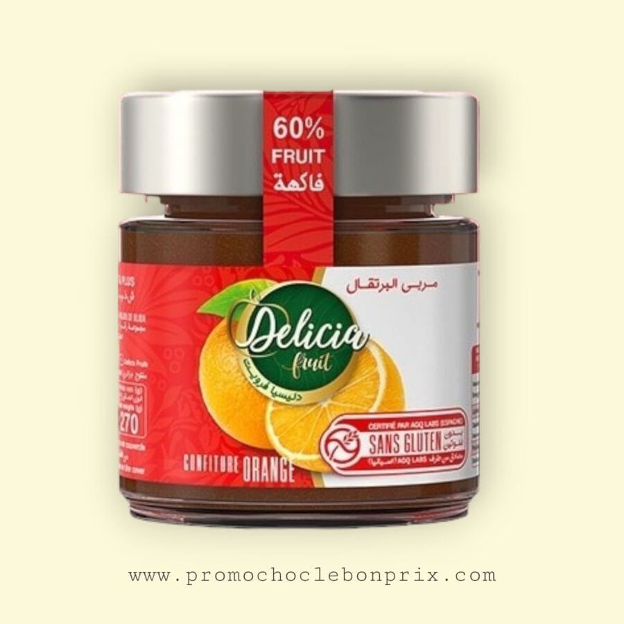 DELICIA CONFITURE SANS GLUTEN ORANGE