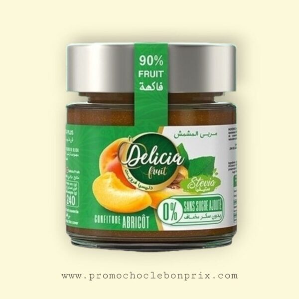 DELICIA CONFITURE SANS SUCRE STEVIA ABRICOTS