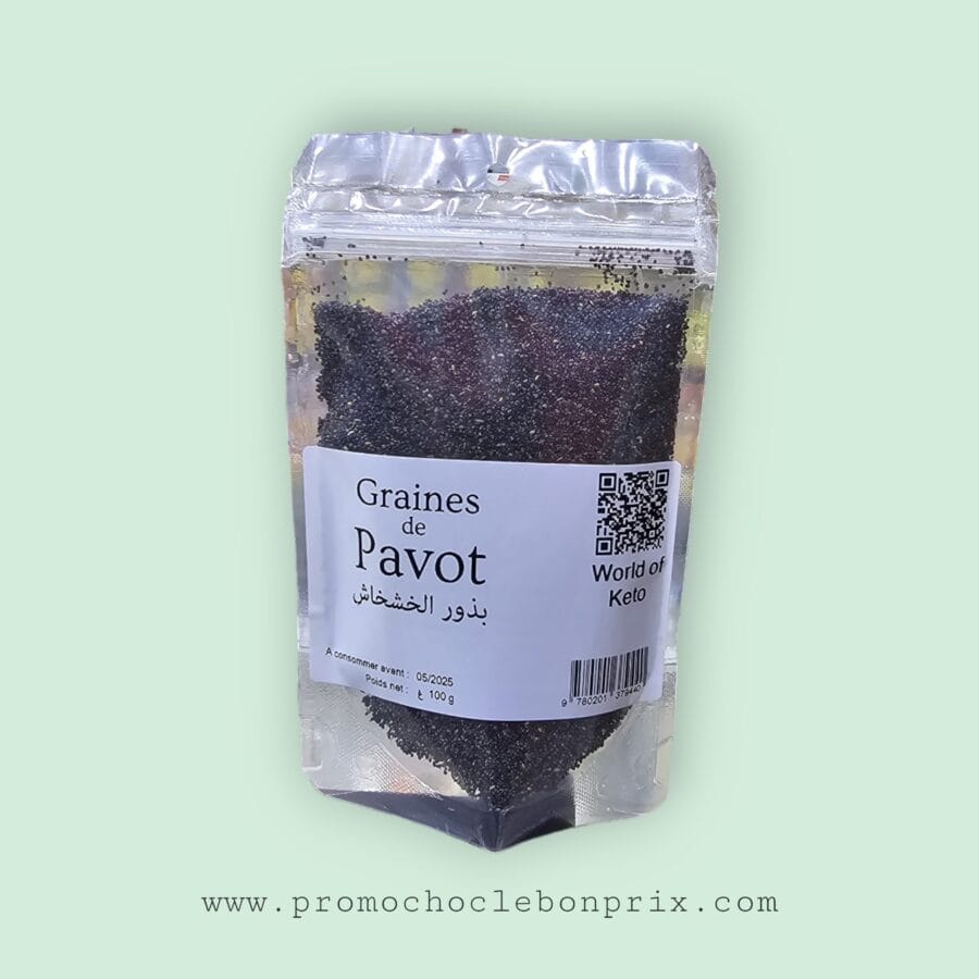 1000025396 WORLD OF KETO GRAINS DE PAVOT – Image 1