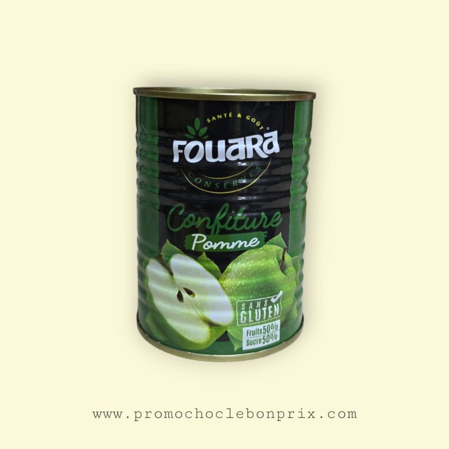 1000025517 FOUARA CONFITURE 400G POMME – Image 1