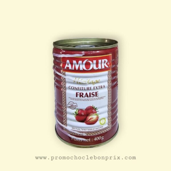 AMOUR CONFITURE 400G FRAISE