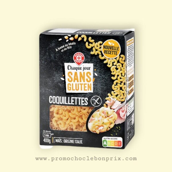 CHAQUE JOURS SANS GLUTEN SANS GLUTEN PATE COQUILLETTES 400G
