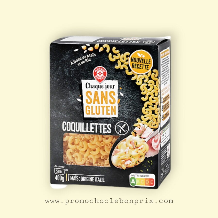 1000026056 CHAQUE JOURS SANS GLUTEN SANS GLUTEN PATE COQUILLETTES 400G – Image 1