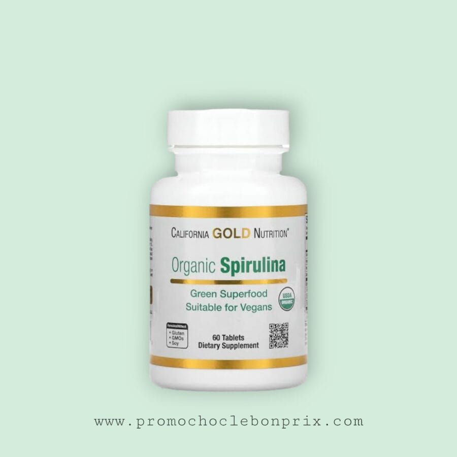 1000028141 CALIFORNIA ORGANIC SPIRULINE 60 TABLETS – Image 1