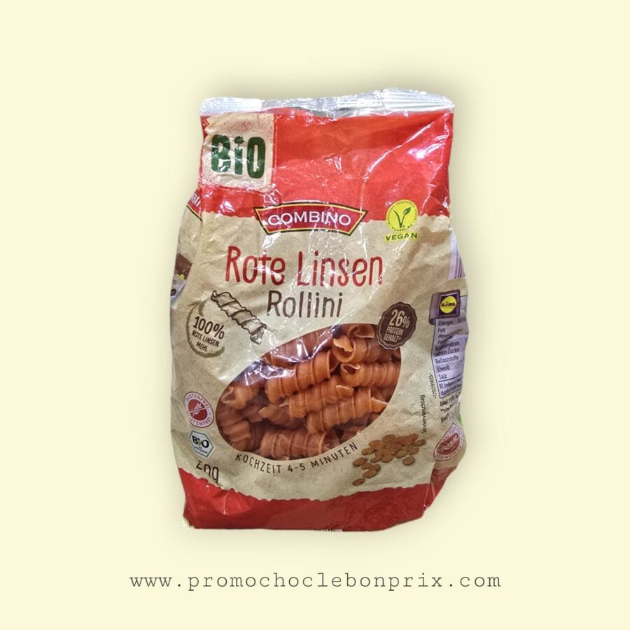 1000029594 COMBINO PATE FUSILLI LENTILLES ROUGE 250G – Image 1