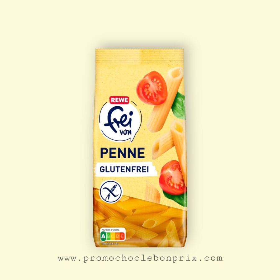 1000029607 REWE FREIVON PATE PENNE 500G – Image 1