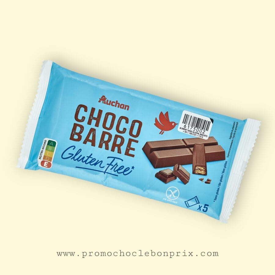 1000030457 AUCHAN CHOCO BARRE X5 – Image 1