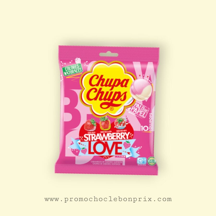 1000030802 CHUPA CHUPS T10 STRAWBERRY LOVE – Image 1