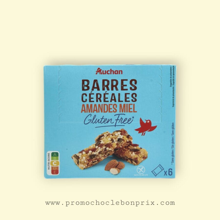 1000033366 AUCHAN CEREAL CHOCOLAT BARRE – Image 1