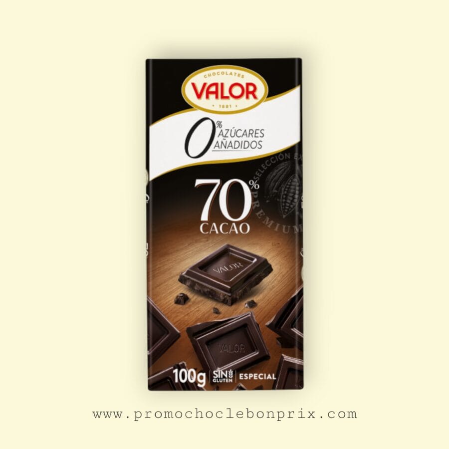 1000036671 VALOR CHOCOLAT NOIR 100G 70% – Image 1