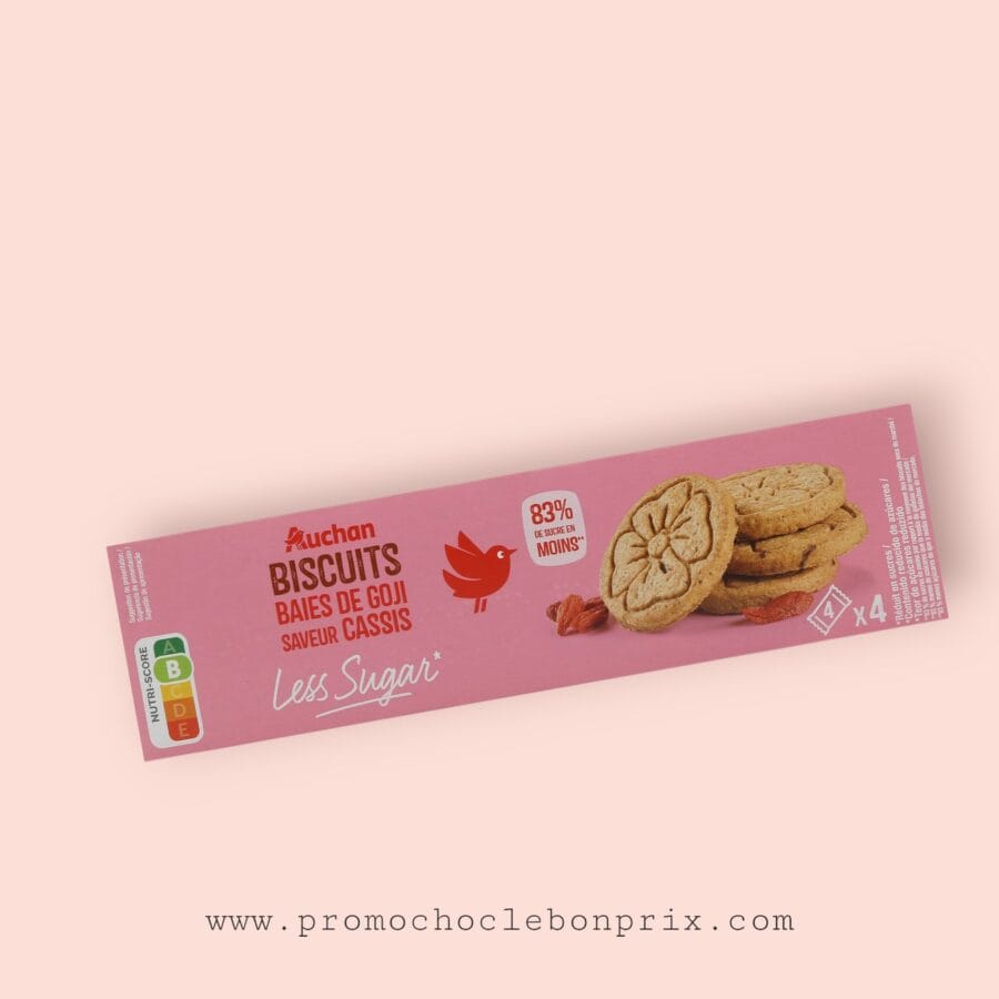 1000044204.png AUCHAN SANS SUCRE BISCUITS BAIES DE GOJI – Image 1