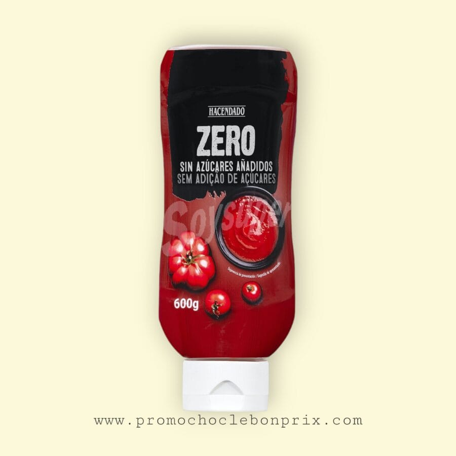 1000045592.png HACENDADO SAUCE KETCHUP SANS SUCRE SANS GLUTEN 600G – Image 1