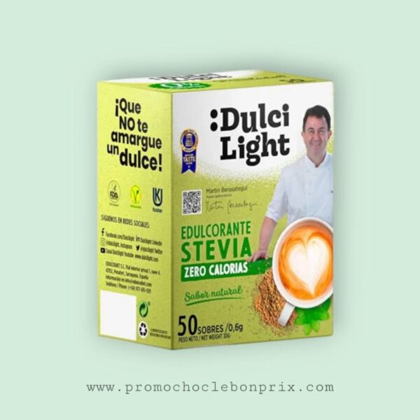 DUCLI LIGHT STEVIA 50 SOBRES