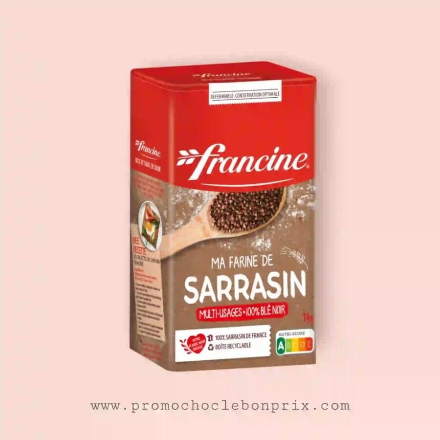 2025/04/1000078463.jpg FRANCINE FARINE DE SARRASIN 100% BLE NOIR 1KG – Image 1