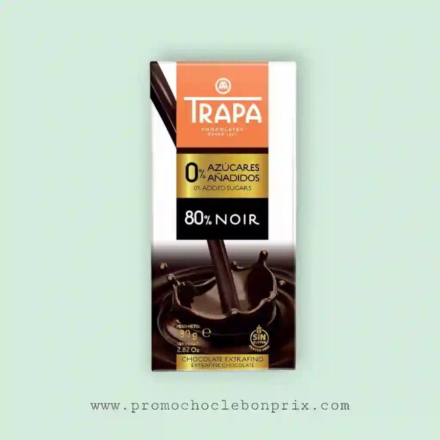 TRAPA CHOCOLAT NOIR 80%