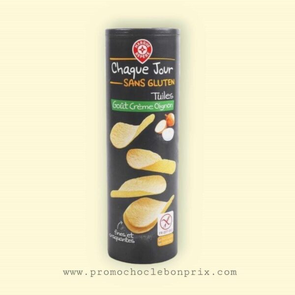 CHAQUE JOURS SANS GLUTEN CHIPS CREME OIGNON