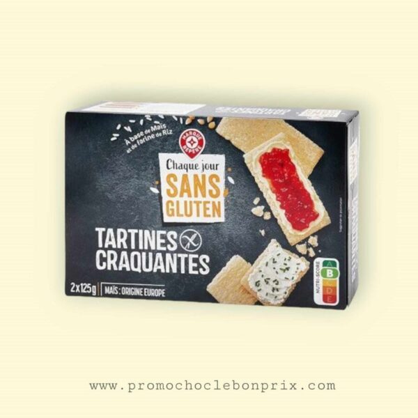 CHAQUE JOURS SANS GLUTEN TARTINES CRAQUANTES