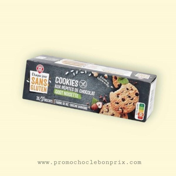 CHAQUE JOURS SANS GLUTEN COOKIES NOISETTE