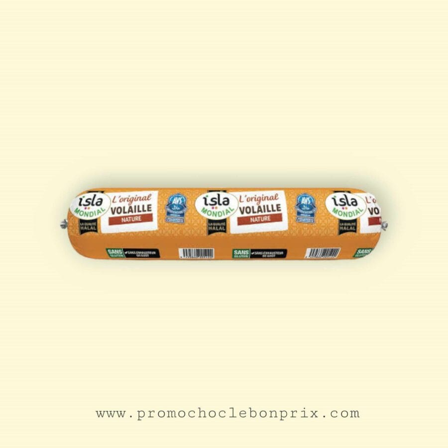 431188719_1843211122773585_657771485460068211_n ISLA MONDIAL CHARCUTERIE 430G VOLAILLE BŒUF NATURE – Image 1