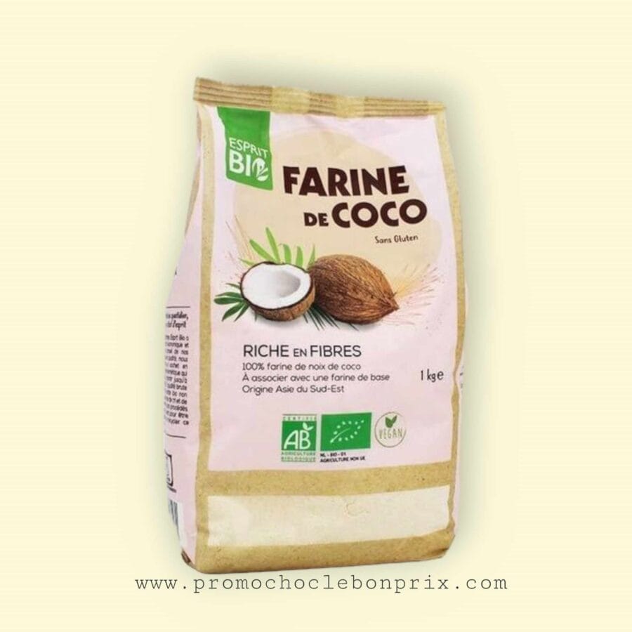 432871638_458210723206109_4499346235465494430_n ESPRIT BIO FARINE DE COCO 1KG – Image 1