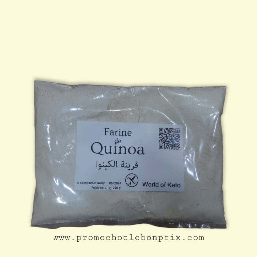 86614.jpg WORLD OF KETO FARINE DE Quinoa 250g – Image 1