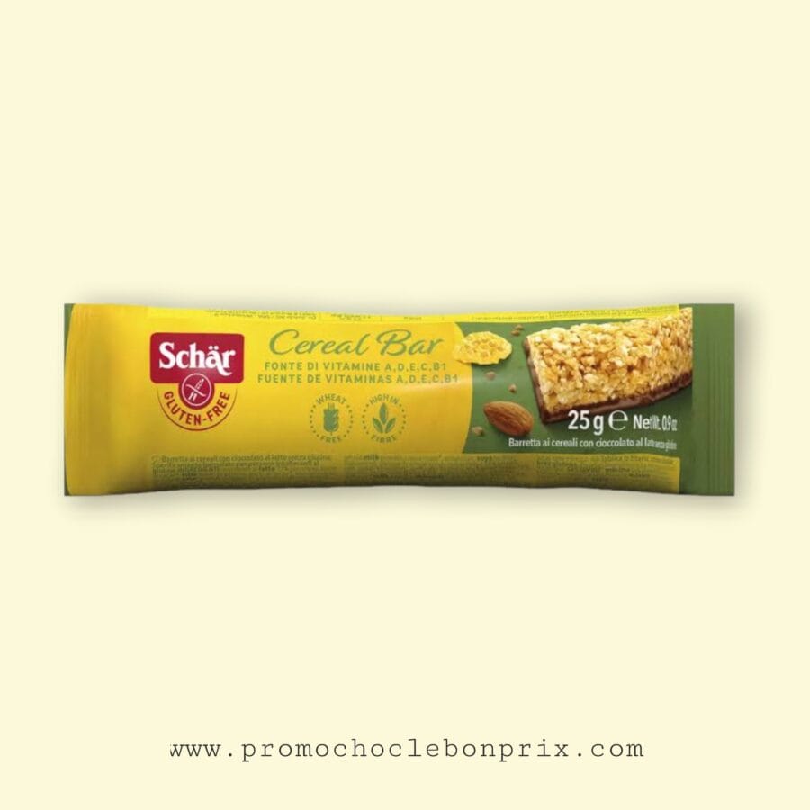 87342.jpg SCHAR CEREAL BAR 25G – Image 1