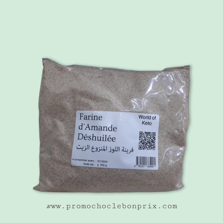 91921.jpg WORLD OF KETO FARINE D'AMANDE 500G – Image 1