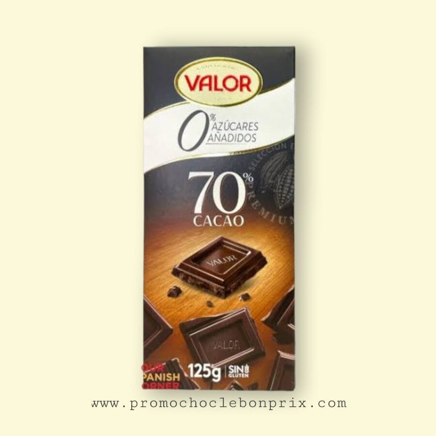 93875.jpg VALOR 125G 70% CACAO – Image 1