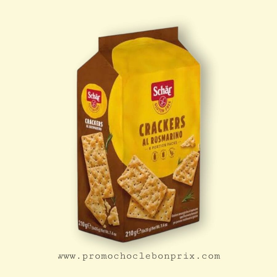 99979-1.jpg SCHAR CRACKER AL ROSMARINO 210G – Image 1