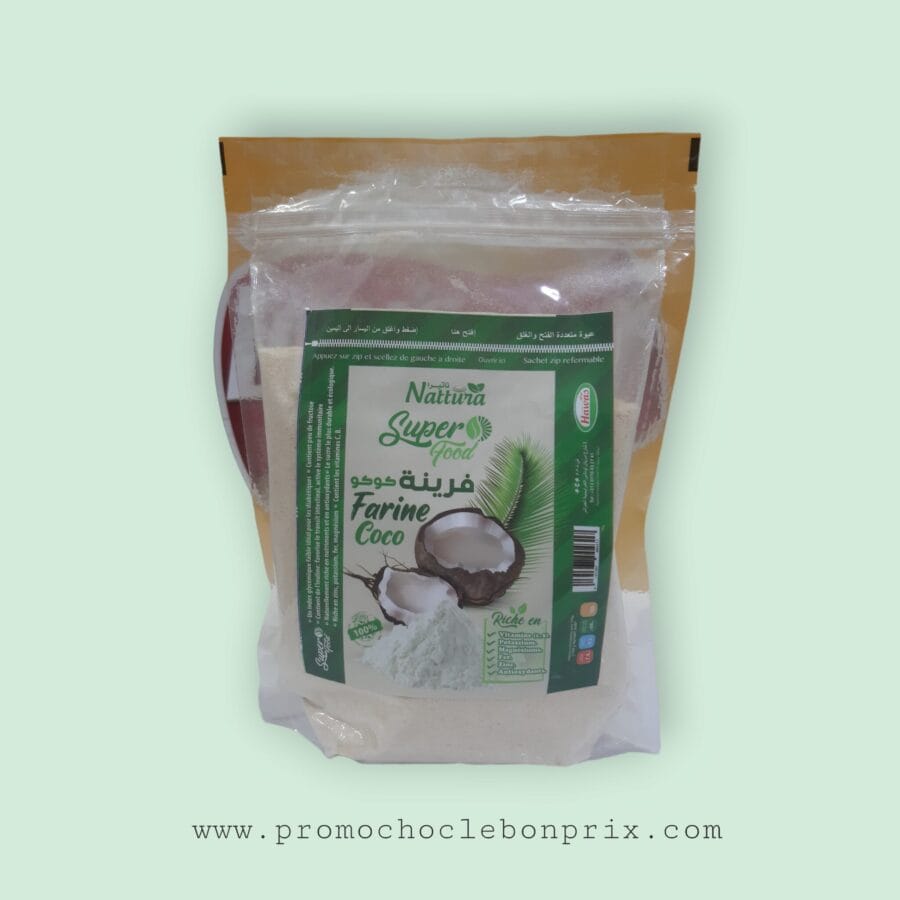 PhotoRoom-20240205_185745 NATTURA FARINE DE COCO 250G – Image 1