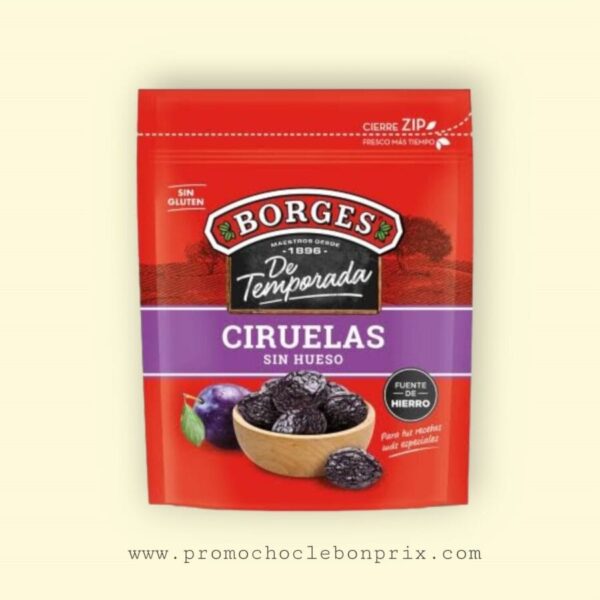 BORGES PRUNEAU SANS NOYAU 200G.