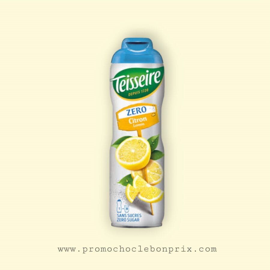PhotoRoom-20240301_154352.png TEISSEIRE ZERO CITRON 🍋 – Image 1