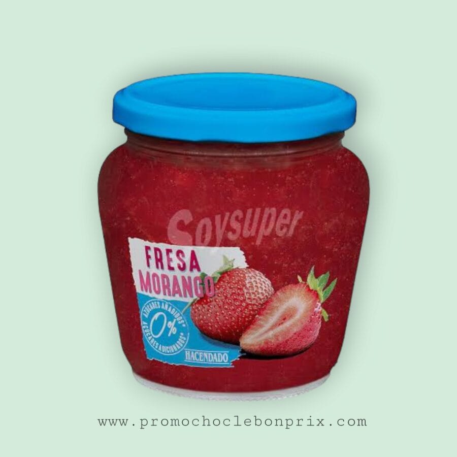 PhotoRoom-20240326_142707 HACENDADO CONFITURE FRAISE ???? SANS SUCRE – Image 1