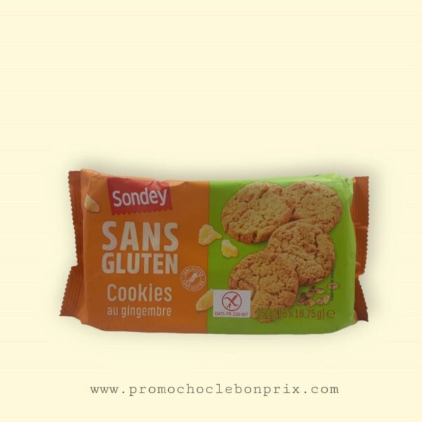 SONDEY COOKIES SANS GLUTEN GINGEMBRE
