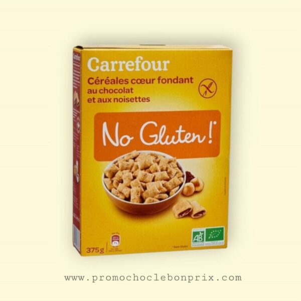 NO GLUTEN CEREAL COEUR FONDANT CHOCOLAT NOISETTE